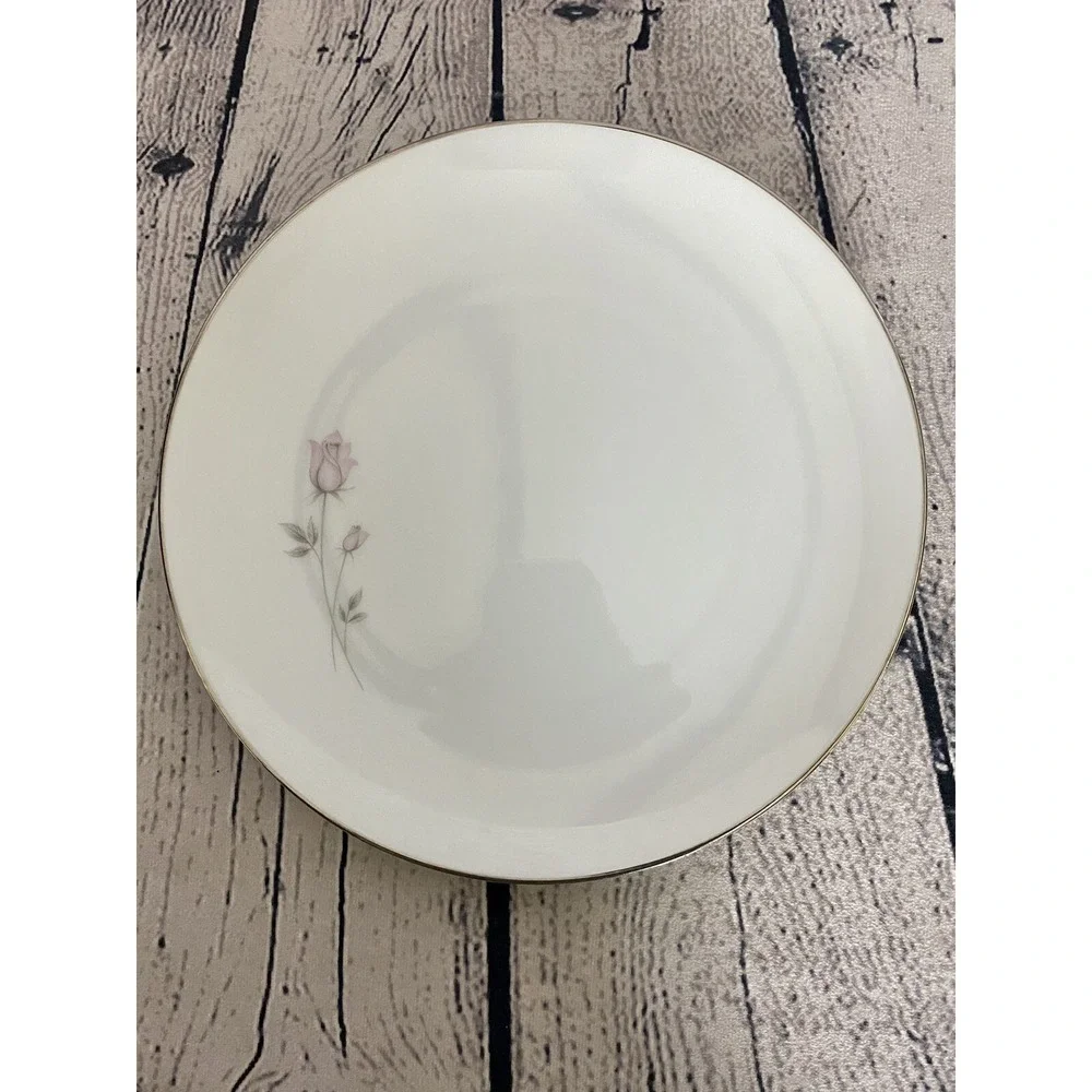 Noritake Pasadena Salad Plates Set of 4 VTG 6311 Pink Rosebud 8 1/4